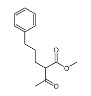 Methyl 2-acetyl-5-phenylpentanoate Structure