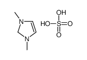 1,3-dimethyl-1,2-dihydroimidazol-1-ium,hydrogen sulfate Structure
