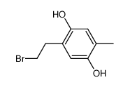 2-(2-bromo-ethyl)-5-methyl-hydroquinone Structure