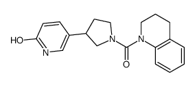 (3,4-Dihydro-2H-quinolin-1-yl)[3-(6-hydroxypyridin-3-yl)pyrrolidin-1-yl]methanone Structure