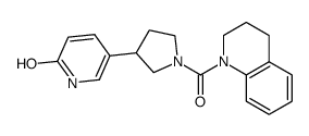 (3,4-Dihydro-2H-quinolin-1-yl)[3-(6-hydroxypyridin-3-yl)pyrrolidin-1-yl]methanone结构式