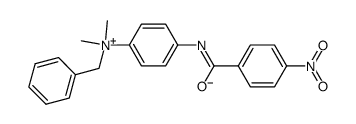 Benzyl-<4(α-hydroxy-4-nitro-benzylidenamino)-phenyl>-dimethyl-ammonium-betain结构式