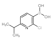 2-氯-6-异丙基吡啶-3-硼酸结构式