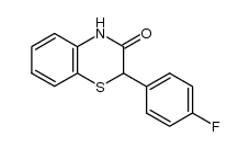 2-(4-fluorophenyl)-3-oxo-3,4-dihydro-2H-1,4-benzothiazine Structure