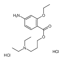 3-(4-azaniumyl-2-ethoxybenzoyl)oxypropyl-diethylazanium,dichloride结构式