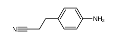 3-(4-aminophenyl)-propionitrile结构式