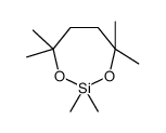 2,2,4,4,7,7-hexamethyl-1,3,2-dioxasilepane结构式