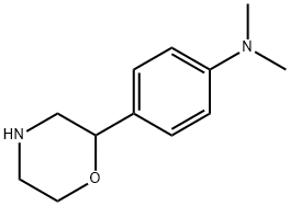 N,N-DiMethyl-4-(Morpholin-2-yl)benzenaMine Structure