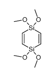 1,1,4,4-Tetramethoxy-1,4-disila-2,5-cyclohexadiene Structure