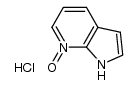 1H-pyrrolo[2,3-b]pyridine 7-oxide hydrochloride结构式