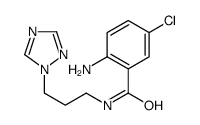 2-amino-5-chloro-N-[3-(1,2,4-triazol-1-yl)propyl]benzamide Structure