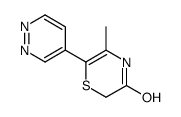 5-methyl-6-pyridazin-4-yl-4H-1,4-thiazin-3-one Structure