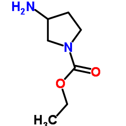 ETHYL 3-AMINOPYRROLIDINE-1-CARBOXYLATE structure