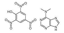 N,N-dimethyl-7H-purin-6-amine,2,4,6-trinitrophenol结构式