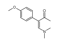 4-dimethylamino-3-(4-methoxy-phenyl)-but-3-en-2-one Structure