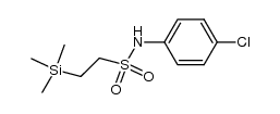 N-(4-chlorophenyl)-2-(trimethylsilyl)ethanesulfonamide Structure