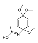 N-(1,4,4-trimethoxycyclohexa-2,5-dien-1-yl)acetamide Structure