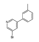 3-BROMO-5-(M-TOLYL)PYRIDINE Structure