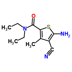 5-AMINO-4-CYANO-N,N-DIETHYL-3-METHYLTHIOPHENE-2-CARBOXAMIDE picture