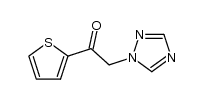 (1,2,4-triazol-1-ylmethyl)-(thien-2-yl)-ketone结构式