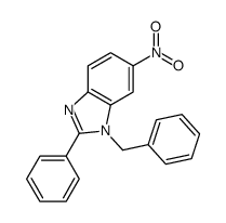1-benzyl-6-nitro-2-phenylbenzimidazole Structure