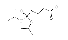 N-(Diisopropyloxyphosphoryl)-β-Ala-OH结构式