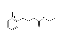 ethyl 3-(2-pyridyl)butyrate methiodide Structure