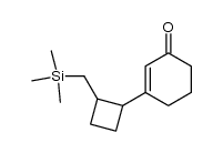 3-[2-[(trimethylsilyl)methyl]cyclobutyl]-2-cyclohexen-1-one结构式