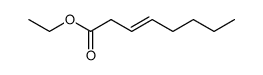 ethyl 3-octenoate结构式
