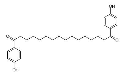 1,16-bis(4-hydroxyphenyl)hexadecane-1,16-dione结构式