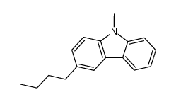 3-n-butyl-9-methylcarbazole结构式