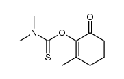 3-methyl-2-[(dimethylthiocarbamoyl)oxy]-2-cyclohexen-1-one Structure