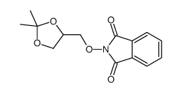 2-((2,2-二甲基-1,3-二噁戊环-4-基)甲氧基)异二氢吲哚-1,3-二酮结构式