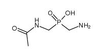 (acetylaminomethyl)(aminomethyl)phosphinic acid结构式