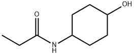 PropanaMide, N-(4-hydroxycyclohexyl)- Structure