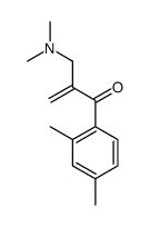 2-[(dimethylamino)methyl]-1-(2,4-dimethylphenyl)prop-2-en-1-one结构式