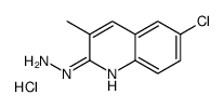 6-Chloro-2-hydrazino-3-methylquinoline hydrochloride Structure