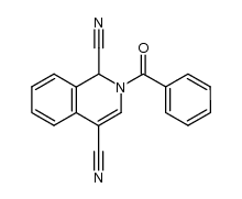 2-benzoyl-1,2-dihydro-1,4-isoquinolinedicarbonitrile Structure