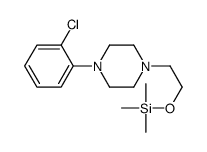 2-[4-(2-chlorophenyl)piperazin-1-yl]ethoxy-trimethylsilane结构式