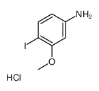 4-IODO-3-METHOXYANILINE HYDROCHLORIDE Structure