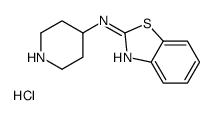 Benzothiazol-2-yl-piperidin-4-yl-aminehydrochloride Structure