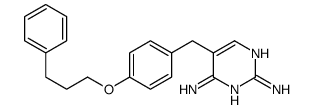 5-[[4-(3-phenylpropoxy)phenyl]methyl]pyrimidine-2,4-diamine结构式