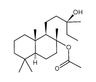 dihydro-sclareol monoacetate Structure