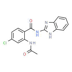 3-(1H-1,3-BENZIMIDAZOL-2-YL)-7-CHLORO-2-METHYL-4(3H)-QUINAZOLINONE结构式