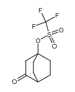 3-oxobicyclo[2.2.2]oct-1-yl triflate结构式