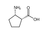 (1R,2S)-2-氨基环戊烷甲酸结构式