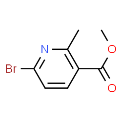 Methyl 6-bromo-2-methylnicotinate structure