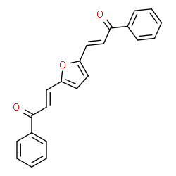 3-[5-(3-OXO-3-PHENYL-1-PROPENYL)-2-FURYL]-1-PHENYL-2-PROPEN-1-ONE Structure