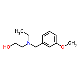 2-[Ethyl(3-methoxybenzyl)amino]ethanol Structure