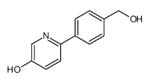 6-[4-(hydroxymethyl)phenyl]pyridin-3-ol Structure